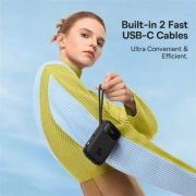 پاوربانک بیسوس مدل QPow2 ظرفیت 10000mAh - مشکی