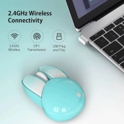 ماوس بی سیم مافی مدل M6 - آبی