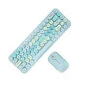 ماوس و کیبورد بی سیم مافی مدل I Bean Colorful - آبی