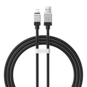 کابل شارژ سریع USB-A به لایتنینگ بیسوس مدل Coolplay Series طول 1m - مشکی
