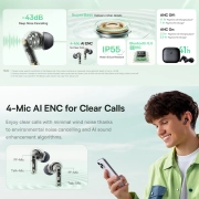 هندزفری بلوتوثی TWS بیسوس مدل Bass BP1 NC - مشکی