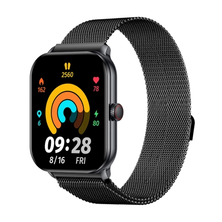 ساعت هوشمند شیائومی مدل Glorimi GC SLIM - مشکی - بند مشکی