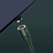 کابل شارژ سریع مغناطیسی USB‑A به Micro USB بیسوس مدل Zinc طول 1m - سبز