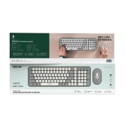 ماوس و کیبورد گرین لاین مدل GKM-300 - خاکستری