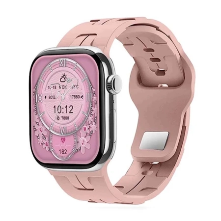 ساعت هوشمند HK مدل HK10 MINI - صورتی مشکی