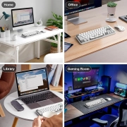 ماوس و کیبورد بی سیم مافی مدل Bean Pro - خاکستری