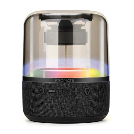 اسپیکر بلوتوثی قابل حمل پرومیت LumiSound مدل Glitz-L - مشکی