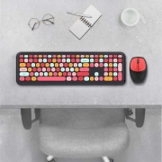 ماوس و کیبورد بی سیم مافی مدل 666 - مشکی قرمز