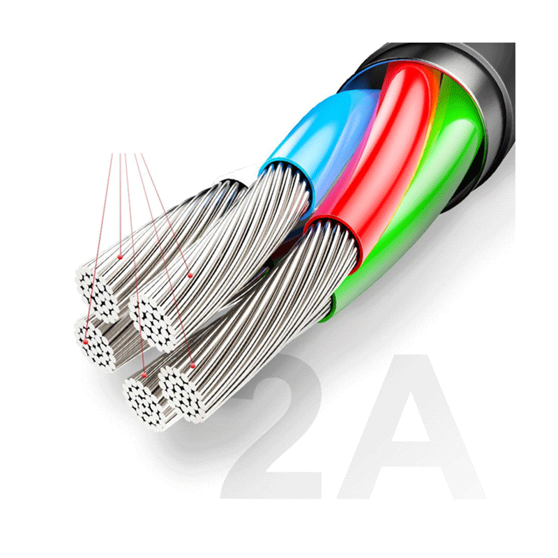 مبدل 1 به 3 لایتنینگ به جک 3.5mm و 2 لایتنینگ بیسوس مدل L52 - مشکی 7