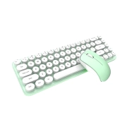 ماوس و کیبورد بی سیم مافی مدل Bean Pure - سفید سبز 2