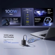 شارژر دیواری بیسوس مدل EnerFill FE11 100W - مشکی