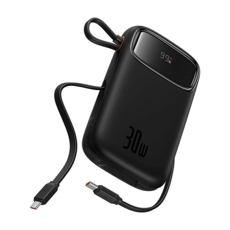 پاوربانک بیسوس مدل QPow2 ظرفیت 10000mAh - مشکی