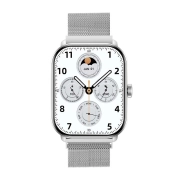 ساعت هوشمند شیائومی مدل Glorimi GC Plus - نقره‌ای - بند نقره‌ای