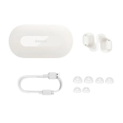 هندزفری بلوتوثی TWS بیسوس Bowie EZ10 مدل A00054300226-Z1 – سفید