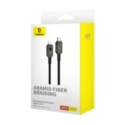 کابل شارژ USB-C به لایتنینگ بیسوس مدل Unbreakable Series 20W طول 2m - مشکی