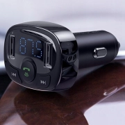 شارژر فندکی بلوتوثی بیسوس مدل S-09A – مشکی