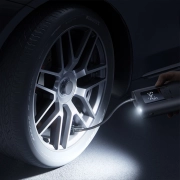 پمپ باد لاستیک ماشین قابل حمل بیسوس مدل GoTrip VA1 Max Super Mini - مشکی