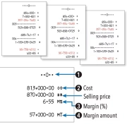 ماشین حساب پرینتردار کاسیو مدل HR-8RC-BK-A-DH(CN)