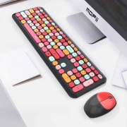 ماوس و کیبورد بی سیم مافی مدل 666 - مشکی قرمز