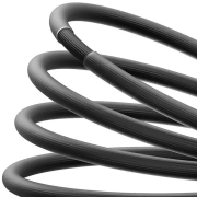 کابل شارژ سریع USB-A به لایتنینگ بیسوس مدل Coolplay Series طول 1m - مشکی