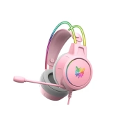 هدست گیمینگ بلوتوثی اونیکوما مدل X15 Pro – صورتی