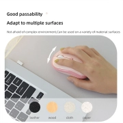 ماوس بی سیم مافی مدل M5DM - صورتی