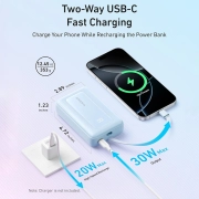 پاوربانک انکر Zolo مدل A1689H31 ظرفیت 20000mAh - آبی