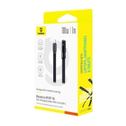 کابل شارژ سریع USB-C به USB-C بیسوس مدل MVP 3 100W طول 1m - مشکی