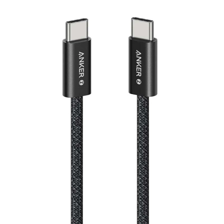 کابل شارژ سریع USB-C به USB-C انکر مدل Zolo 240W طول 0.9m – مشکی