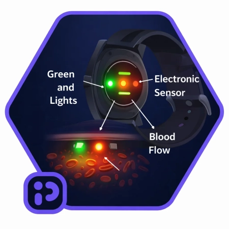 سنسور ضربان قلب ساعت هوشمند چگونه کار می‌کند؟