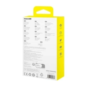 کابل شارژ سریع USB-A به USB-C بیسوس مدل Gem 100W طول 1m – بنفش