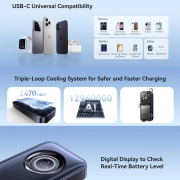 پاوربانک بیسوس مدل EnerCore CR11 ظرفیت 10000mAh - مشکی