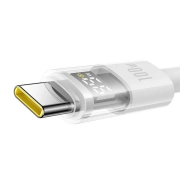 کابل شارژ سریع USB-C به USB-A بیسوس مدل CD Series 100W طول 1m - سفید