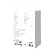 کابل شارژ سریع USB-C به USB-C بیسوس مدل CoolPlay Series 100W طول 1m - سفید