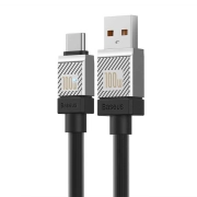 کابل شارژ سریع USB-A به USB-C بیسوس مدل CoolPlay Series 100W طول 1m – مشکی