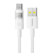 کابل شارژ سریع USB-C به USB-A بیسوس مدل CD Series 100W طول 1m - سفید