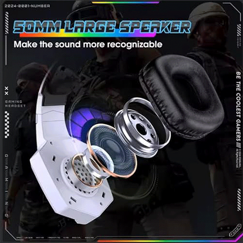 هدست گیمینگ اونیکوما مدل K8 - سفید