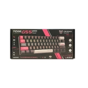 کیبورد باسیم اونیکوما مدل G55 – مشکی/صورتی 1