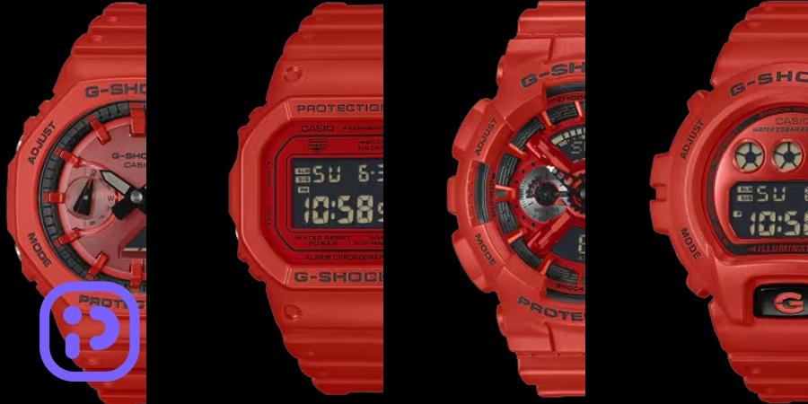 معرفی 4 مدل جدید سری Street Red جی‌شاک – کاملا قرمز، مقاوم و مخصوص استایل خیابانی