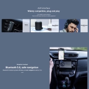 گیرنده بلوتوث صدا بیسوس مدل BSBA-02 - مشکی