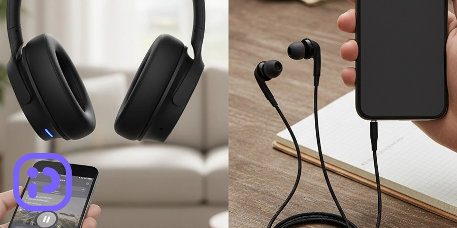 راهنمای جامع انتخاب هدفون سیمی یا بی‌سیم برای گوشی موبایل