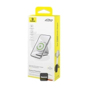 شارژر مگنتی و نگهدارنده گوشی بیسوس مدل C02 PrimeTrip Series با توان 15W - سفید