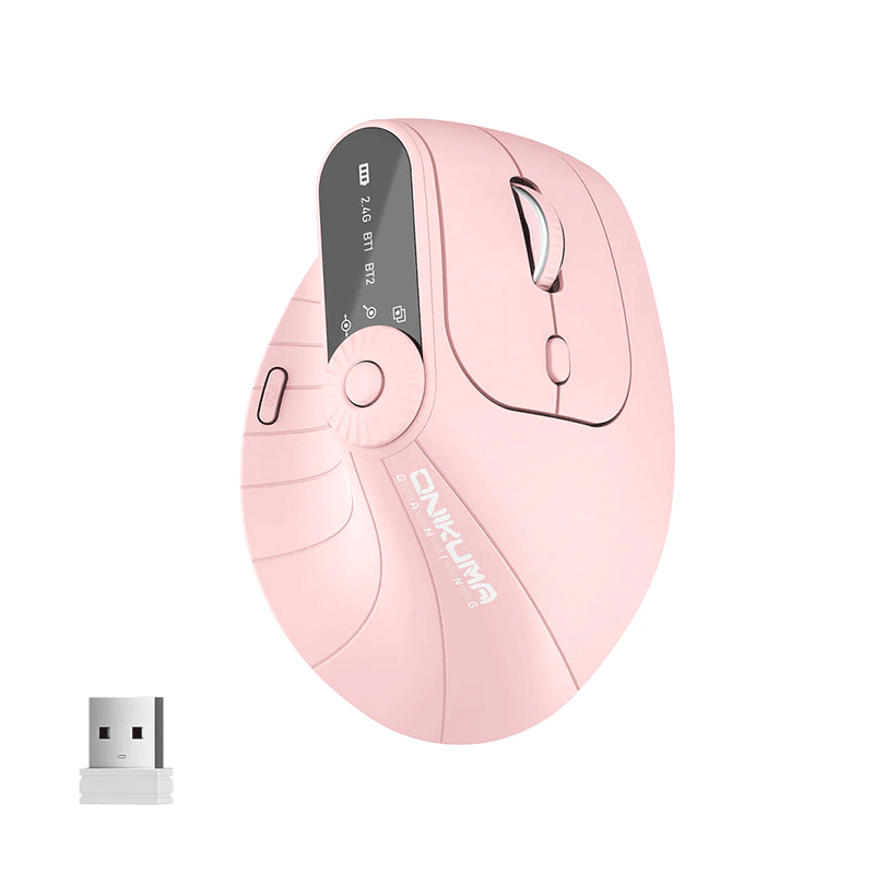 ماوس بی سیم گیمینگ اونیکوما مدل CW932 - صورتی