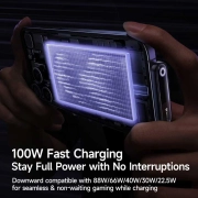 کابل شارژ سریع USB-C به USB-C بیسوس مدل MVP 3 100W طول 1m - مشکی