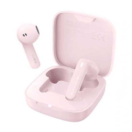 هندزفری بلوتوثی TWS بیسوس مدل Bowie E16 - صورتی