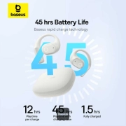 هندزفری بلوتوثی TWS بیسوس مدل Eli 10i Fit - سفید