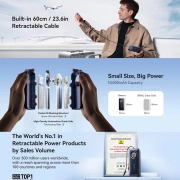 پاوربانک بیسوس مدل EnerCore CR11 ظرفیت 10000mAh - مشکی