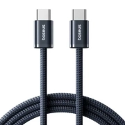 کابل شارژ سریع USB-C به USB-C بیسوس مدل Dynamic 4 Series PD 100W طول 1m – مشکی