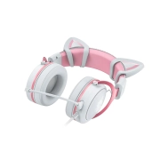 هدست گیمینگ بلوتوثی اونیکوما مدل X10 – سفید/صورتی 2