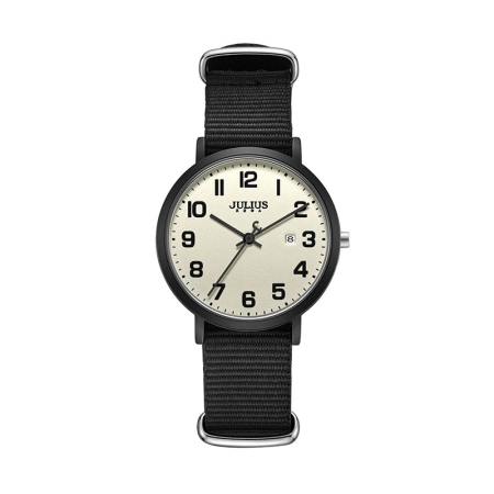 ساعت مچی زنانه جولیوس بند برزنتی مدل JA-1552F